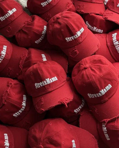 SSMA NOSTALGIA WASHED CAP - RED