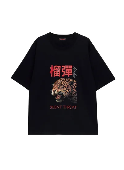 UNISEX LEOPARD GRAPHIC T-SHIRT