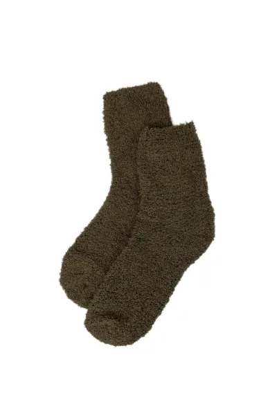 COSY KNIT SOCKS - BROWN