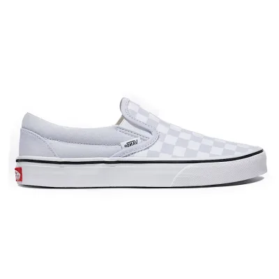Giày VANS CLASSIC SLIP-ON COLOR THEORY CHECKERBOARD HALOGEN BLUE