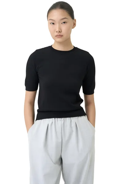 CREW TOP - BLACK