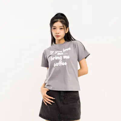 ÁO THUN NỮ - TOTODAY - BRING ME COFFEE