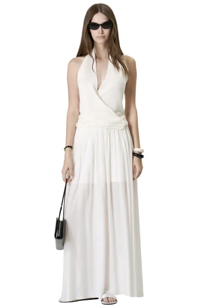 TWILL SKIRT - OFF WHITE