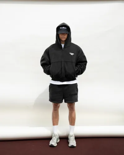 SSMA COACH V2 ZIP HOODIE - BLACK