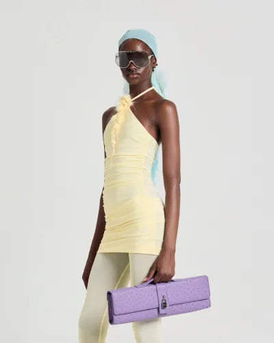 Journi Halterneck Mesh Mini Dress