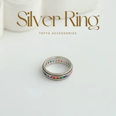 Nhẫn Đá Màu Babybling.