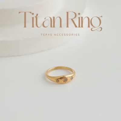 Nhẫn Titan Viva Golden.