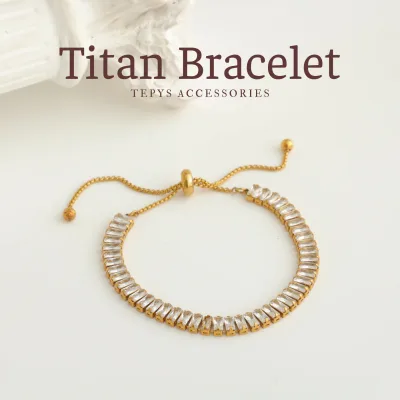 Lắc Tay Titan Đính Đá Cindy