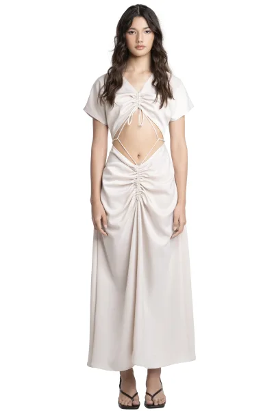 SHELLY DRESS - CREAM