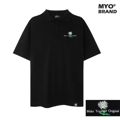 Áo Polo Nam Cổ Bẻ MYO Thêu Hình Hoa M04