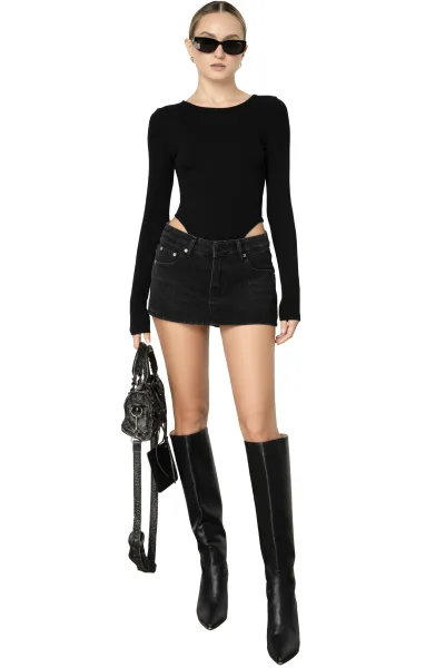 LEAN SKORT - BLACK