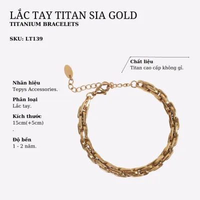Lắc Tay Titan Sia Gold