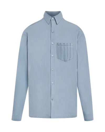 Shirt With Stripe Pocket