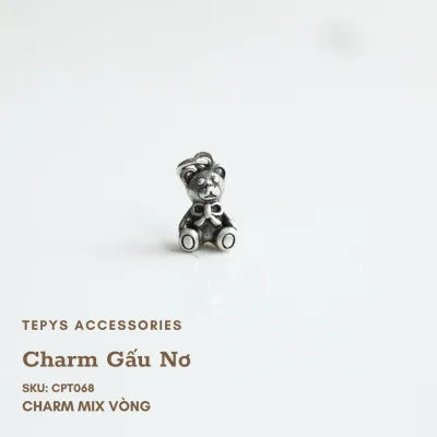Charm Gấu Nơ
