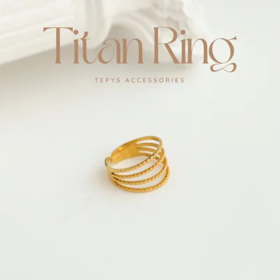 Nhẫn Titan Golden Thrit