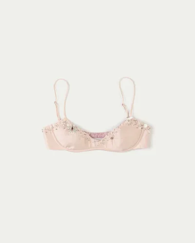 Couperose Hand-Embellished Demi Bra Top