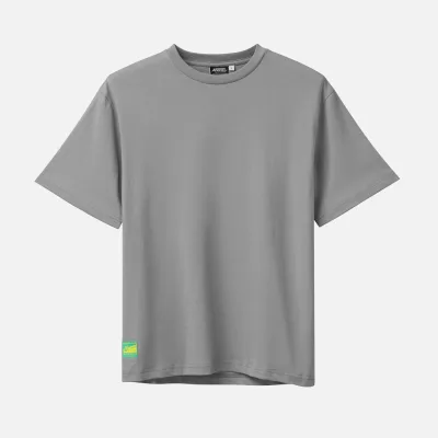 Basic Tee - Branding Label - Frost Gray