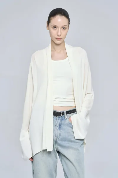 LILOU CARDIGAN - WHITE