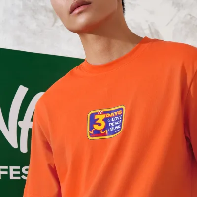 Graphic Tee - 3 Days To Remember - Vibrant Orange