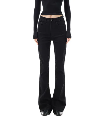 FW25 FLARED JEANS - BLACK