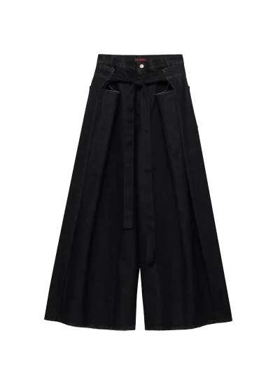 TIE MAXI PANTS