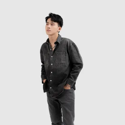ÁO SƠ MI JEAN NAM - TOTODAY - 02301