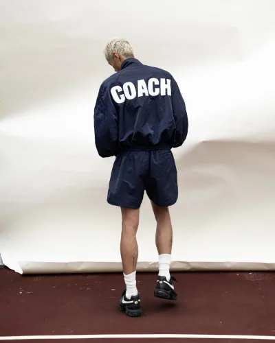 SSMA COACH TRACK JACKET - DARK BLUE
