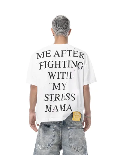 SS26 FIGHT T-SHIRT - WHITE