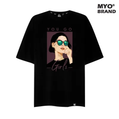 Áo Thun Tay Lỡ MYO In You Go Girls
