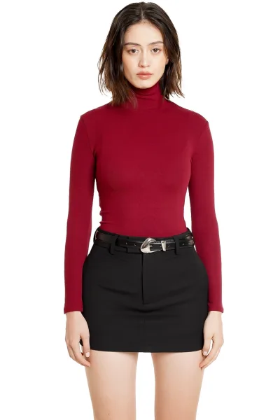 ARROW TOP - BURGUNDY