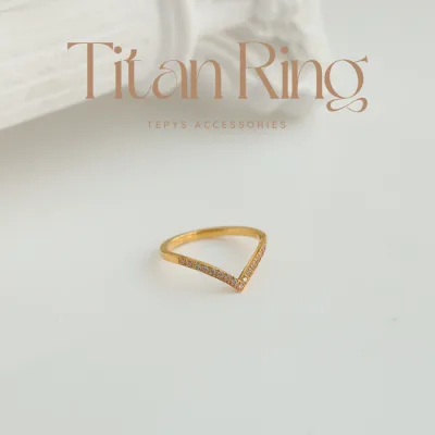 Nhẫn Titan Hình Núi Golden.