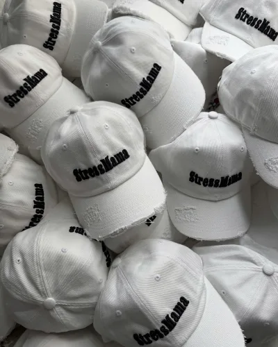 SSMA NOSTALGIA WASHED CAP - WHITE