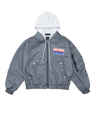 Áo khoác Bomber Hooded DCxRS Patch