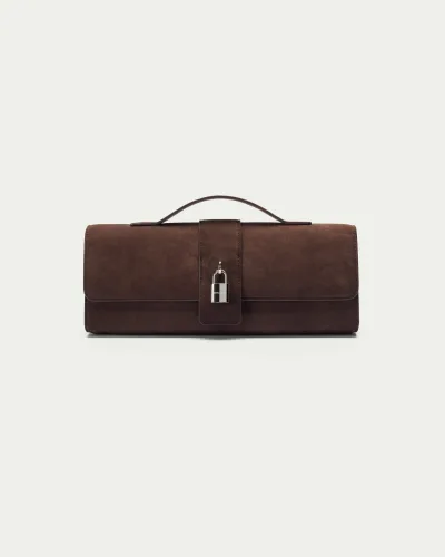 Extended Nubuck Mini Clutch
