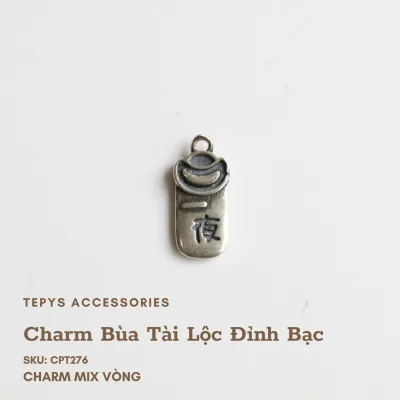 Charm Bùa Tài Lộc Đỉnh Bạc