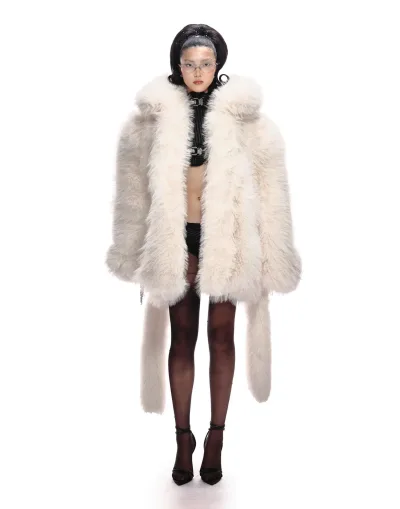 SNOW OVERSIZE FAUX FUR JACKET