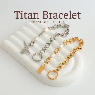 Lắc Tay Titan Wild Phối Ngọc Trai