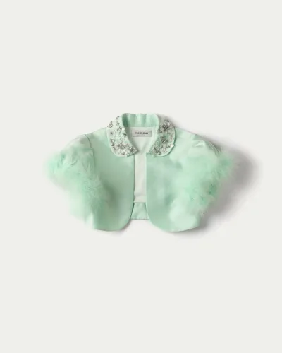 Cannes Hand-Embellished Bolero Jacket