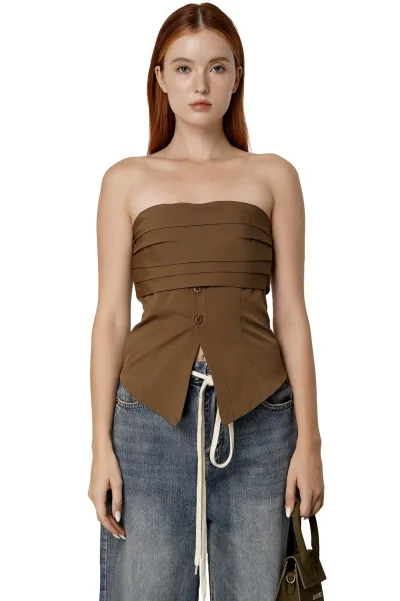 BESO TOP - BROWN