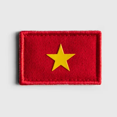 Miếng dán gai cờ Việt Nam 2.3x5cm
