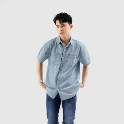 ÁO SƠ MI NAM - TOTODAY - DENIM