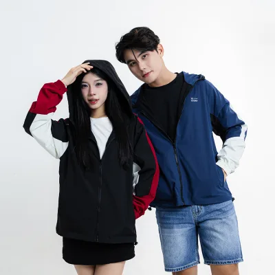 ÁO KHOÁC DÙ UNISEX - TOTODAY - COLOR BLOCKED TRACK JACKET