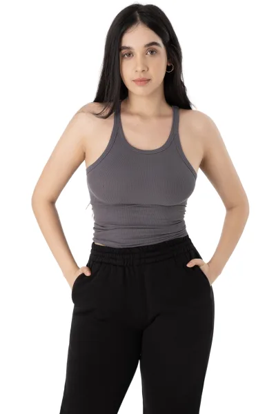 BOXY TANK - COOL GREY