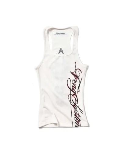 WHITE TATTOO TANKTOP