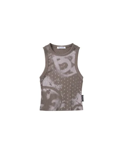 Áo thun DC x BR Ribbed Crop Tank Top