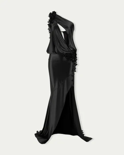 Undone Cut-out Off-shoulder Dress