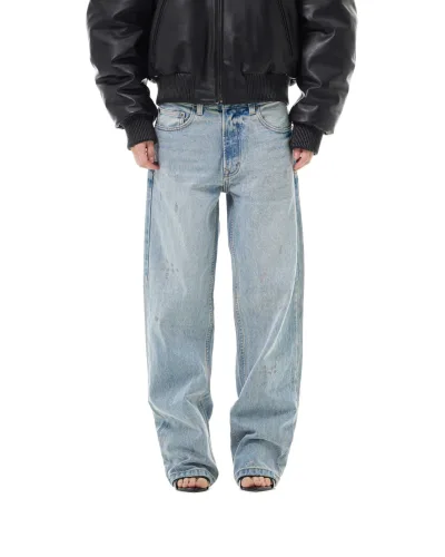 FW25 PAINT SPLATTER JEANS - BLUE