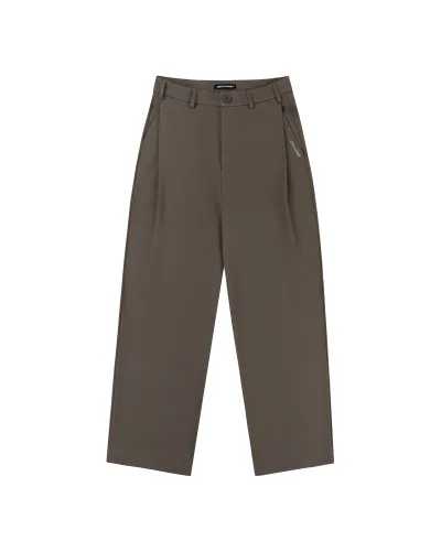 Quần Dài Wide Metal Label Trouser Pants