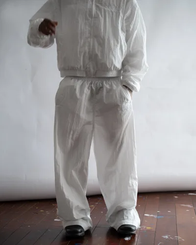 SSMA COMPANY TRACKSUIT PANTS - WHITE