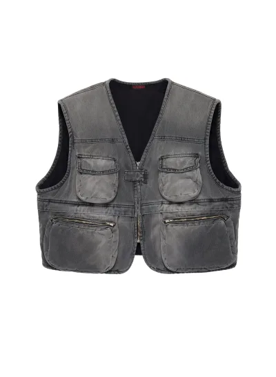 WADDED CARGO VEST